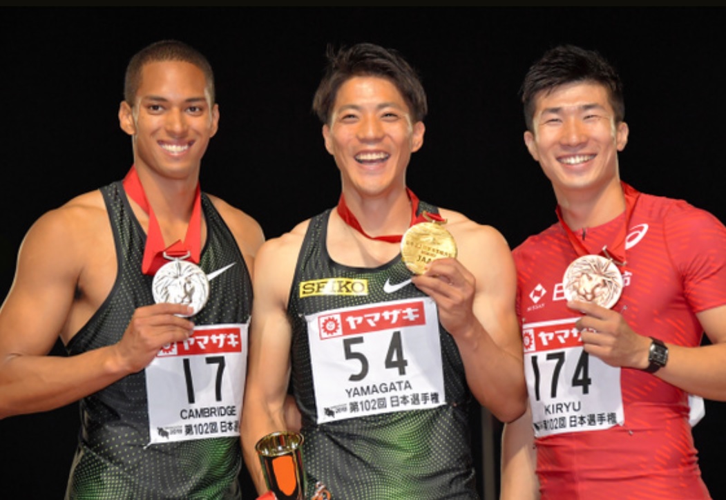 【陸上】日本選手権 男子100m　山県亮太が5年ぶりの優勝！10秒05でアジア大会代表にも内定　2位ケンブリッジ 3位桐生