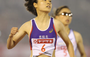 【陸上】日本選手権女子100m　御家瀬緑（恵庭北高3年）が29年ぶりの高校生女王に輝く　2位に土井杏南