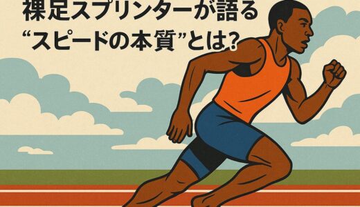 靴を脱いで走れ！裸足スプリンターが語る“スピードの本質”とは？