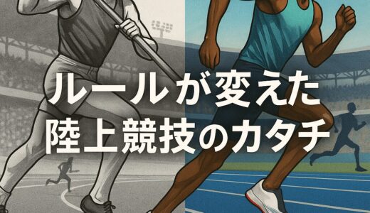 陸上競技、昔と今でこんなに違う!? 驚きのルール改定10選