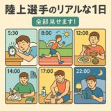 陸上選手の“リアルな1日”を追ってみた｜想像以上にストイックで、想像以上に人間的だった