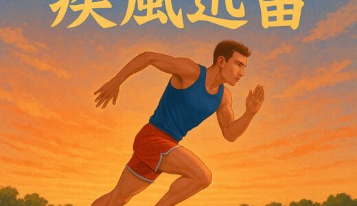 「疾風迅雷」「一走入魂」──心を燃やす、陸上競技スローガンと四字熟語10選